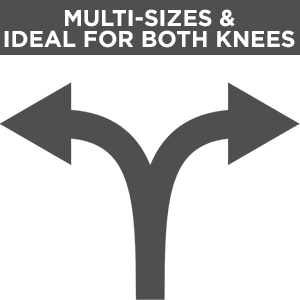 Multi-sizes & Ideal for Both Knees