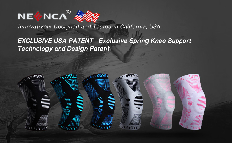 NEENCA Professional Knee Brace,Knee Compression Sleeve Support 